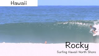 【サーフィン】世界のプロサーファーも集まる「ロッキーポイント 」のいい波 / Good condition at Rocky Point  in Oahu Hawaii