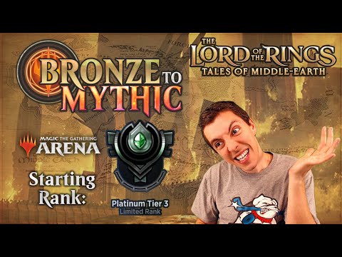 💿 Bronze To Mythic: Episode 9 - Starting Rank: Platinum 3 - (MTG Arena: Lord Of The Rings)