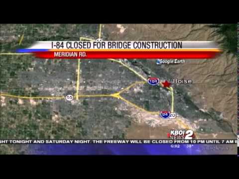 I84 Closing At Meridian Tonight