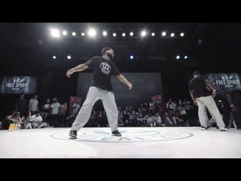 P.Dog & Miracle vs Blackalicious - 2 vs 2 Hip Hop 1/4 Final  - Free Spirit Championship 2016