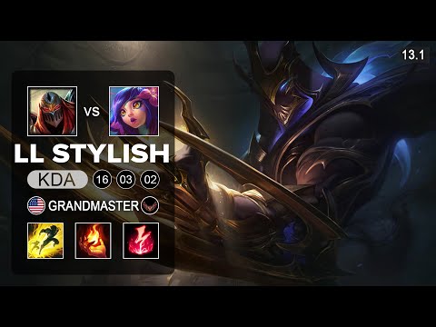 LL Stylish Zed vs Nekko Mid - NA Grandmaster - Patch 13.1 Season 13