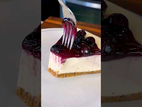 No Bake Blueberry Cheesecake #shorts
