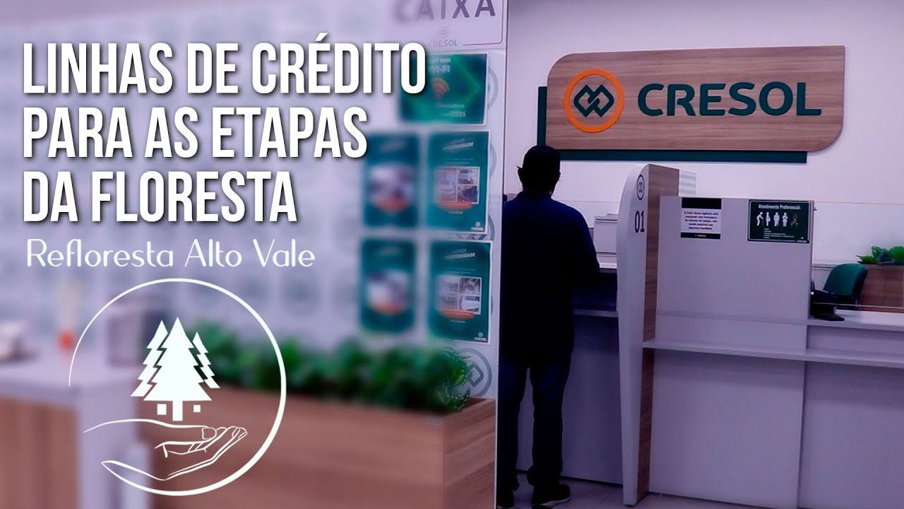 REFLORESTA ALTO VALE - Linhas de crédito com a Cresol