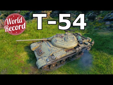 World of Tanks T-54 - 10 Kills 10,8K Damage | NEW WORLD RECORD !
