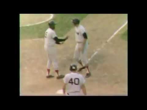 4/8/1969 Red Sox at Orioles Tony Conigliaro homers in first game of his comeback to baseball
