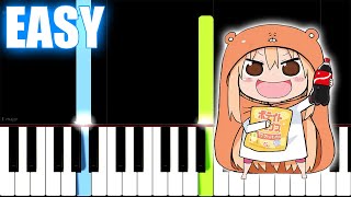 Kakushinteki☆Metamaruphose! - Himouto Umaru-Chan - SLOW EASY Piano Tutorial