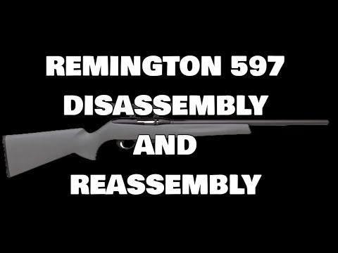 Remington 597 Demontage und Remontage #Demontage #Remontage #Remington #Plink #Waffensicherheit