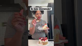 Summer Sweets: EASY No Bake Cheesecake #sweet #easyrecipe