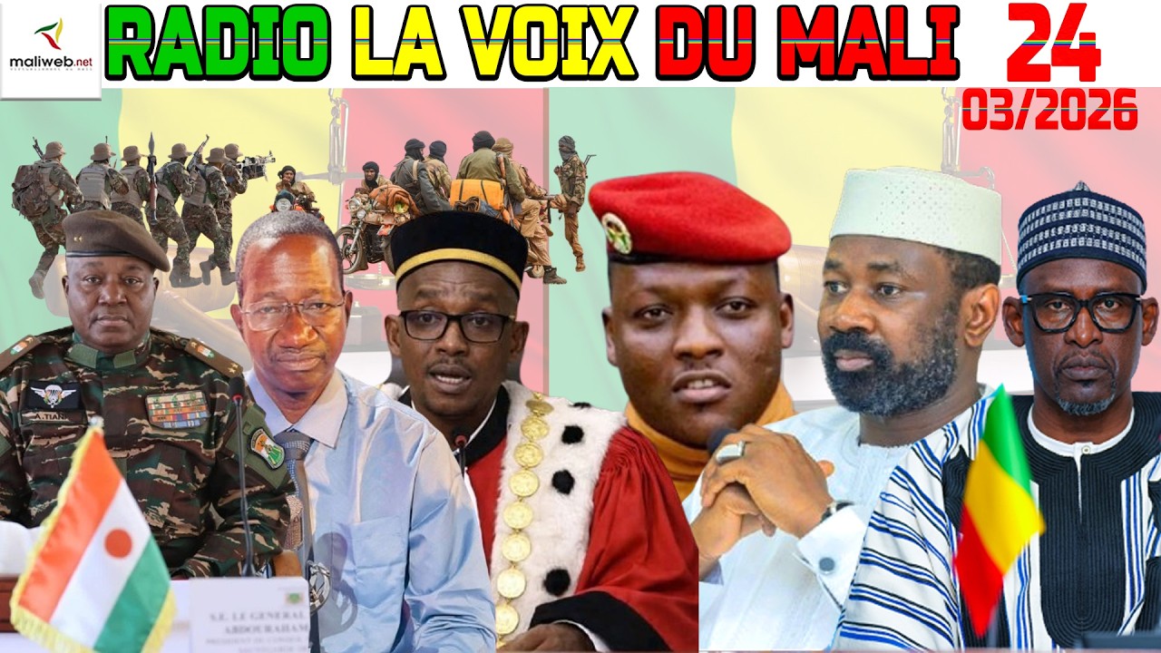 La Revue de Presse de la RADIO LA VOIX DU MALI du 24 Mars 2026