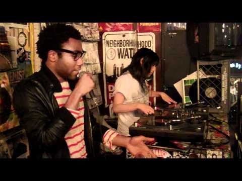 Donald Glover - Childish Gambino with DJ SoSuperSam LIVE at FatBeats, LA part 7-9