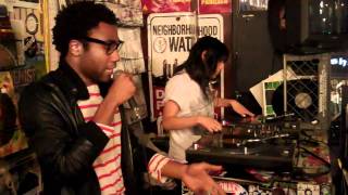 Donald Glover - Childish Gambino with DJ SoSuperSam LIVE at FatBeats, LA part 7-9