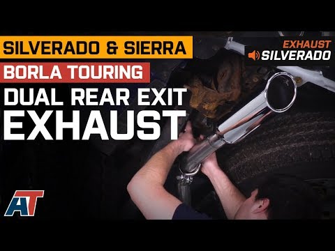 2014-2018 Silverado & Sierra Borla Touring Dual Rear Exit System 5.3L Exhaust Sound Clip & Install