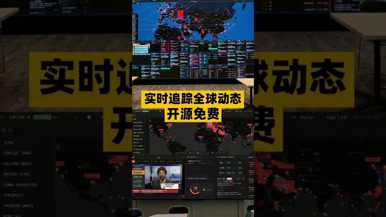 GitHub开源情报分析器，实时追踪全球热点 #github #伊朗 #咨询 #情报 #开源