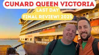 Inside Cunard's Queen Victoria  - THE LAST DAY!