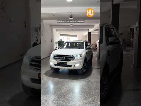 Ford endeavour headlight upgrade #ford #endeavour #fordmodified #headlightupgrade #carlover #light