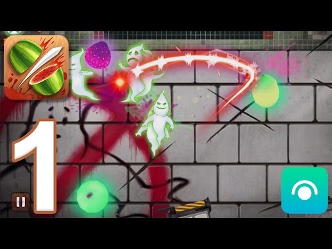 Fruit Ninja - Gameplay Walkthrough Part 1 - Ghostbusters (iOS, Android)