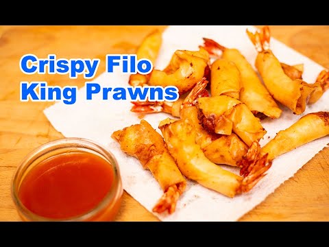 Crispy Filo King Prawns - Shrimp Recipe - Quick Simple Tasty!