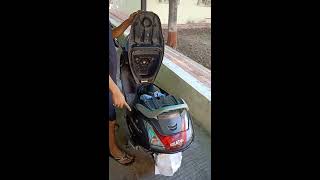 How to open Honda Activa backseat in emergency without key