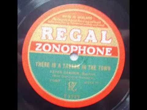 PETER DAWSON - THERE IS A TAVERN IN THE TOWN - Regal Zonophone T1777 DoGramofonuPL