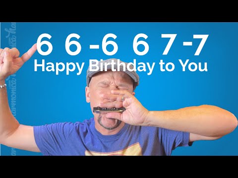 YouTube video about: How to play happy birthday on the harmonica?