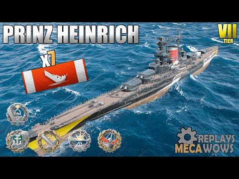 Prinz Heinrich 7 Kills on Neighbors Map | World of Warships