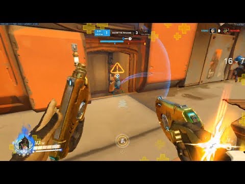 Overwatch Tryhard Tracer Gameplay By Kabaji -Sick Juke Skills-