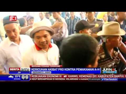 Dua Kelompok Warga Nyaris Bentrok Soal Jenazah Pelaku Bom Thamrin