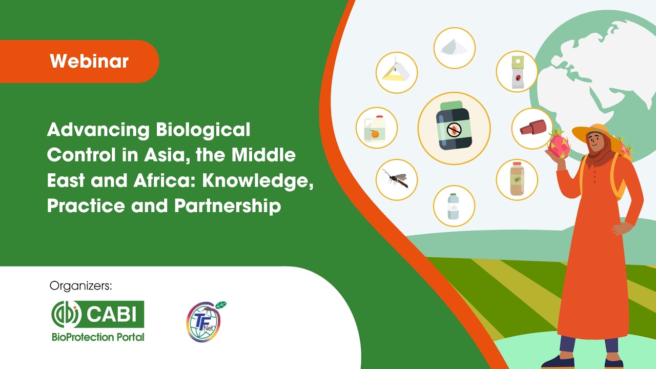 Promoting the awareness and use of biological control in the Asia, the Middle East and Africa