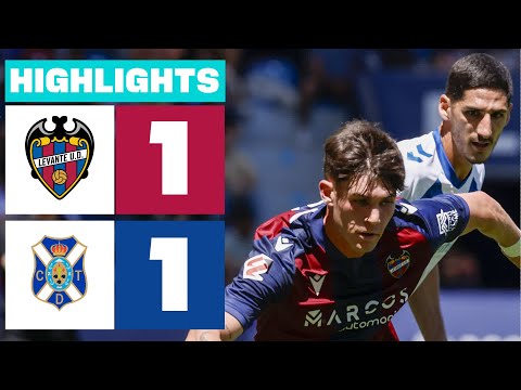 LEVANTE UD 1 - 1 CD TENERIFE I HIGHLIGHTS LALIGA HYPERMOTION