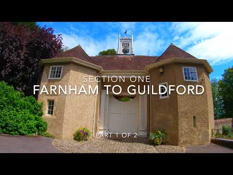 North Downs Way section one, 1of2: Farnham to Guildford