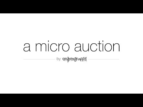cryptograffiti - black swan auction Video