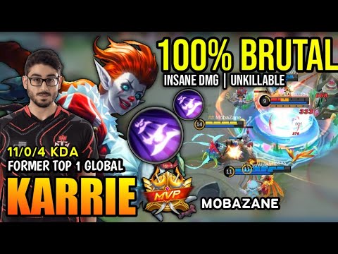 KARRIE BEST BUILD 2023 | BUILD TOP 1 GLOBAL KARRIE GAMEPLAY | MOBILE LEGENDS ✓