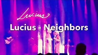 Lucius - Neighbors - Acoustic Tour 2018 - Boulder Theater - Boulder, CO - March 10th, 2018