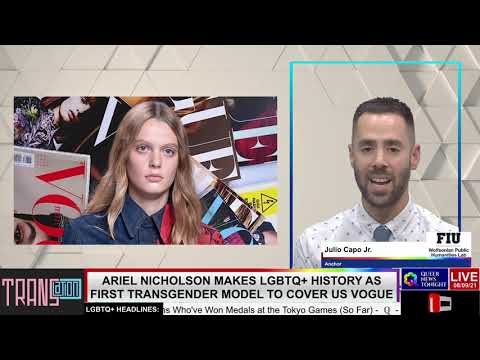 Ariel Nicholson makes LGBTQ+ history as first transgender model to cover US Vogue