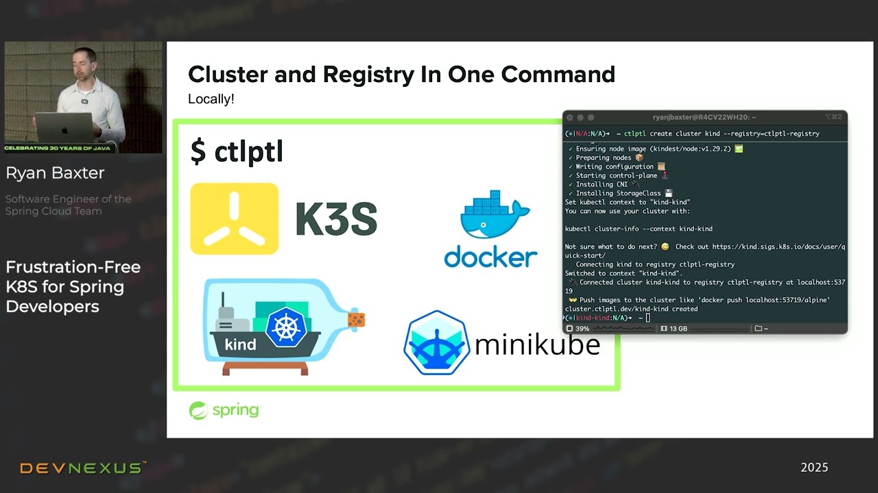 Devnexus 2025 - Frustration Free #K8S For #Spring Developers - Ryan Baxter