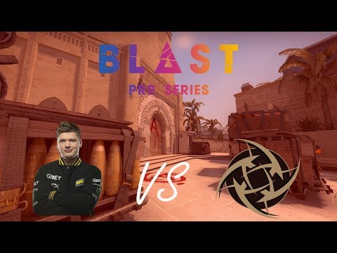 POV - s1mple (Na`Vi)(24-12) vs NiP / mirage / Blast Pro Series Copenhagen 2018