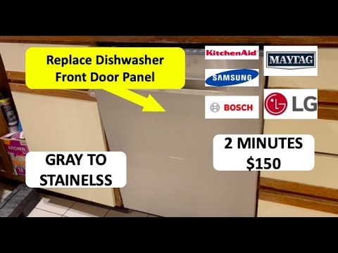 How to Replace a Bosch Dishwasher Door Panel and Handle in Under 2 Minutes