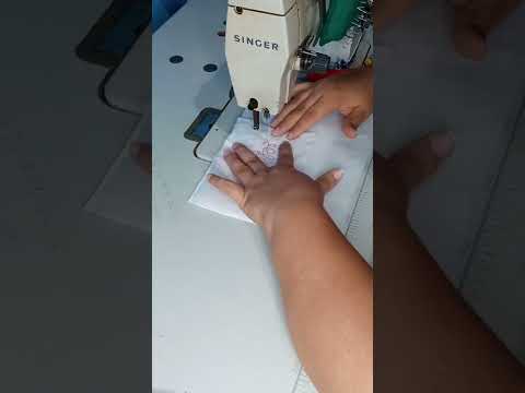 bordados no ponto reto