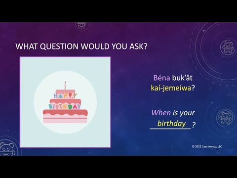 Let's Talk Taíno 77 - Taíno Question Word: When? ⌚️📆