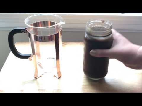 Making Iced Cold Brew Coffee