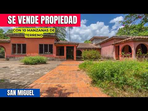 ESPECTACULAR PROPIEDAD 🌿 | 10 MANZANAS DE TERRENO EN Chinameca