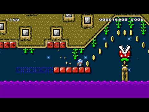 Tropical Cave Escape (30s) by xVexom - Super Mario Maker 2 - No Commentary 1bz