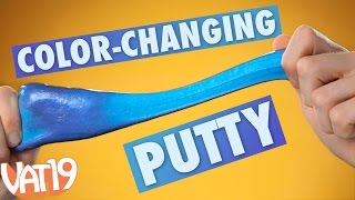 Heat Sensitive Thinking Putty Changes Color