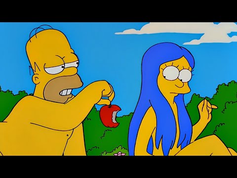 Homero Adan y Marge Eva Los simpson capitulos completos en español latino