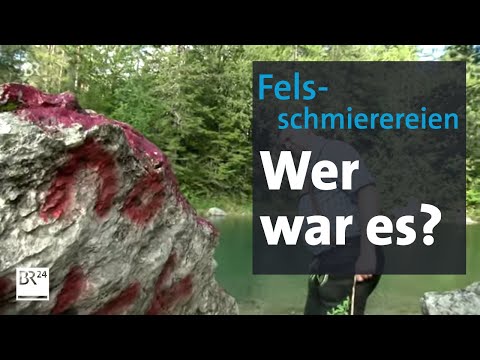 Protest? Vandalismus? Felsschmierereien | Abendschau | BR24