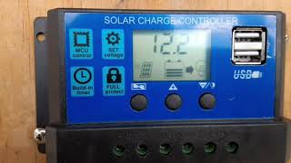 Portable power box DIY setup. 50 watt solar, 20 amp controller, 400w inverter.