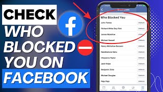 How to See Who Blocked You on Facebook (2023) | Find if Someone has Blocked you on Facebook