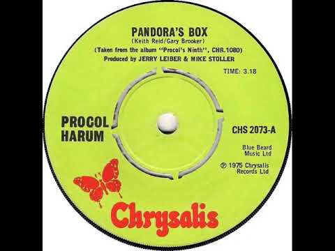UK New Entry 1975 (201) Procol Harum - Pandora's Box