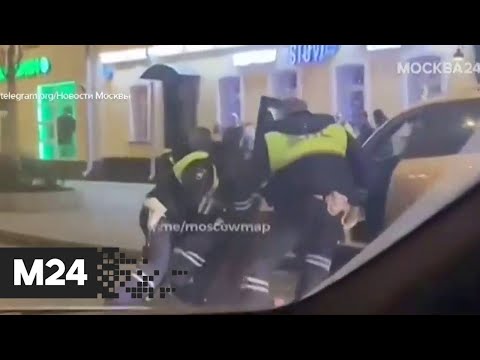 Уходивший от полицейской погони на мкад водитель bmw получил ранение