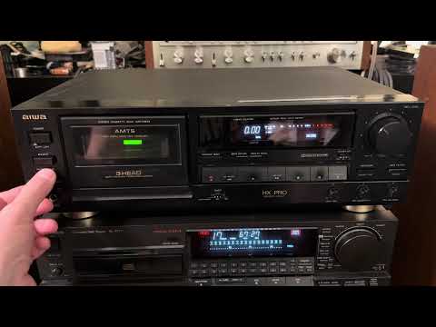 Aiwa AD-F810 3-Head Cassette Deck, Excellent Cosmetics, Intermittent Output Issue image 12
